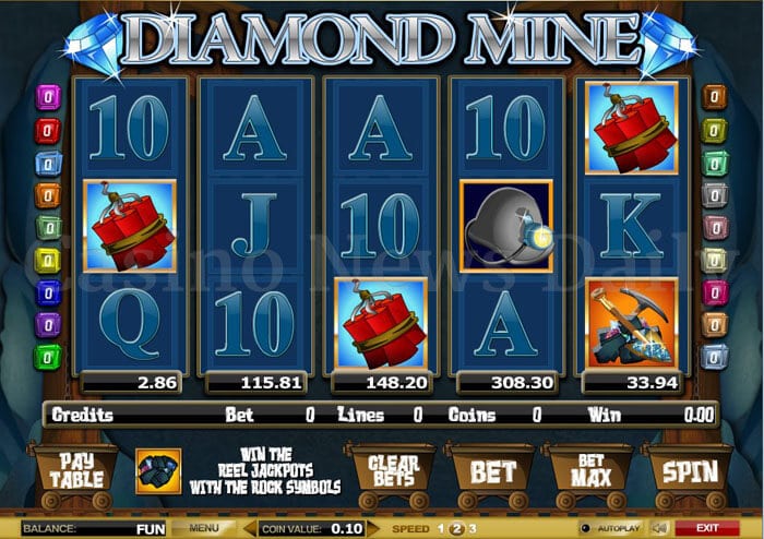 Обзор слота Diamond Mine